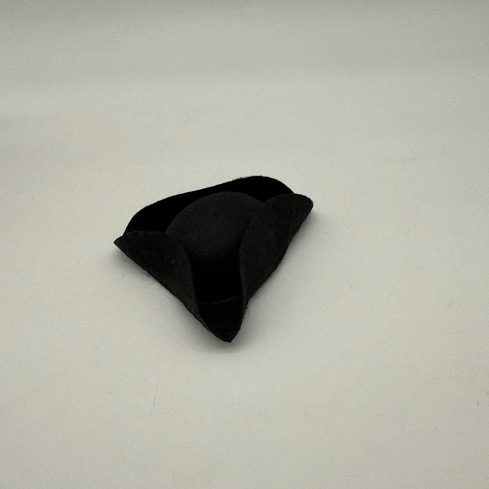 Byers Choice Colonial Black Hat Replacement Only Caroler Holiday Christmas